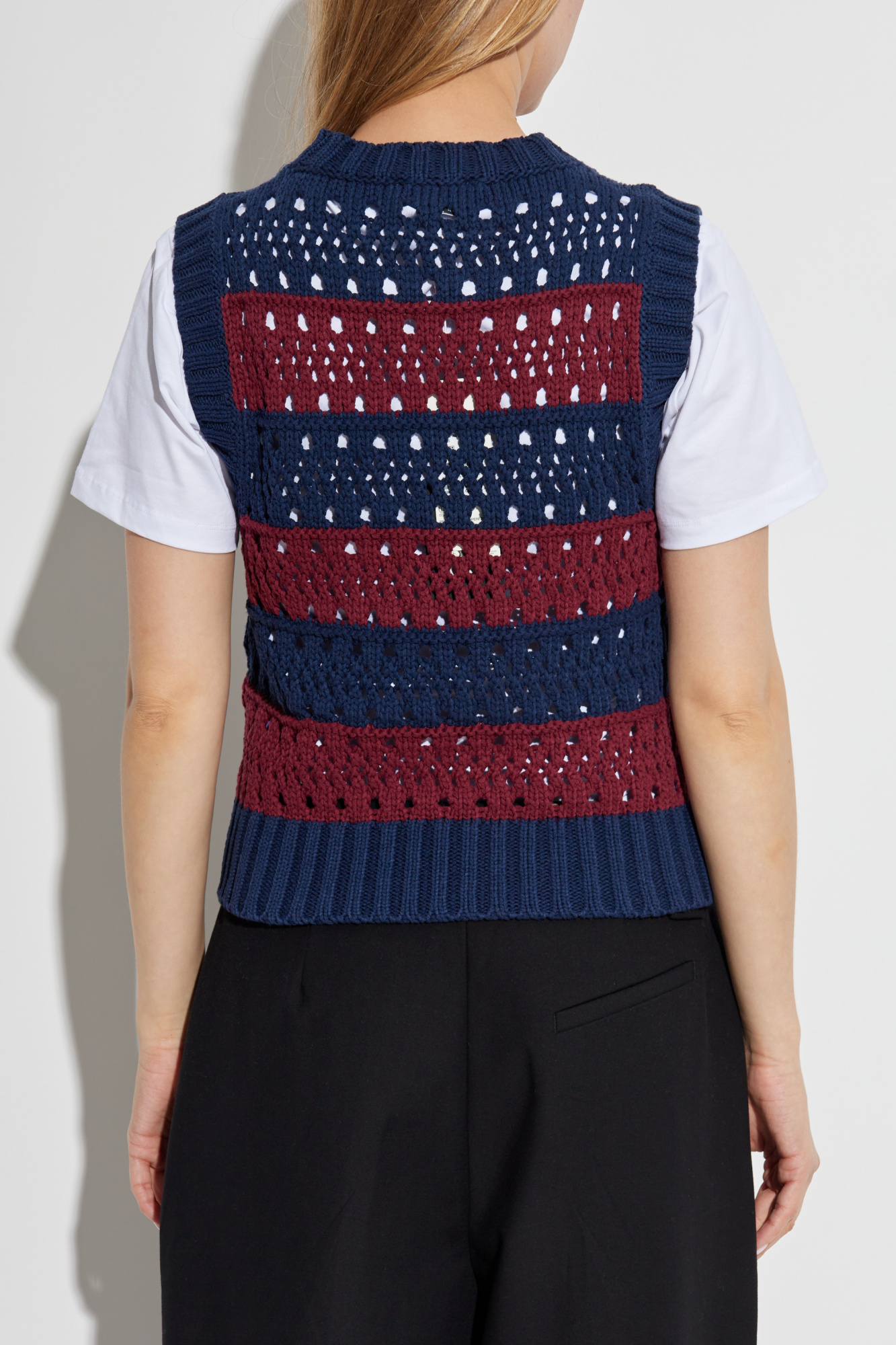 Multicolour Vest with logo Ganni - Vitkac AS